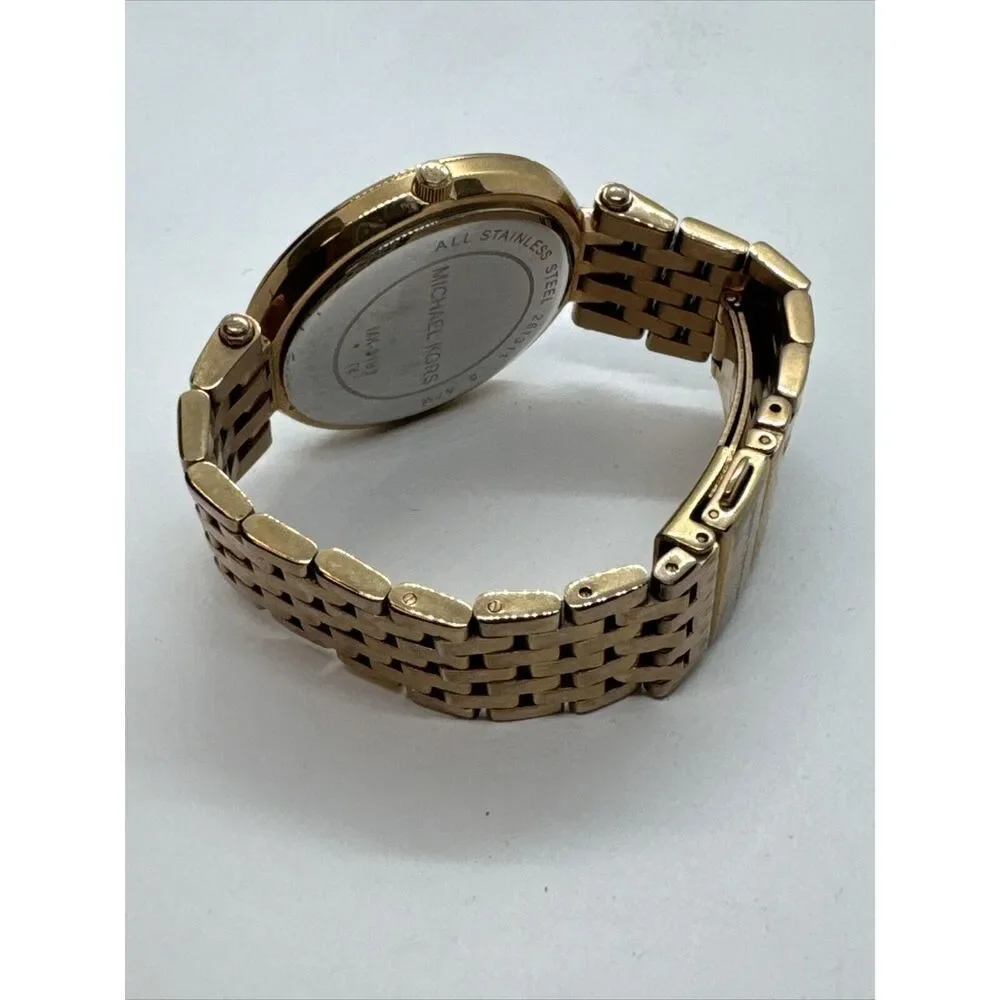 Michael Kors Darci MK3192 Womens Rose Gold Analog Dial Quartz Wrist Watch JNA413